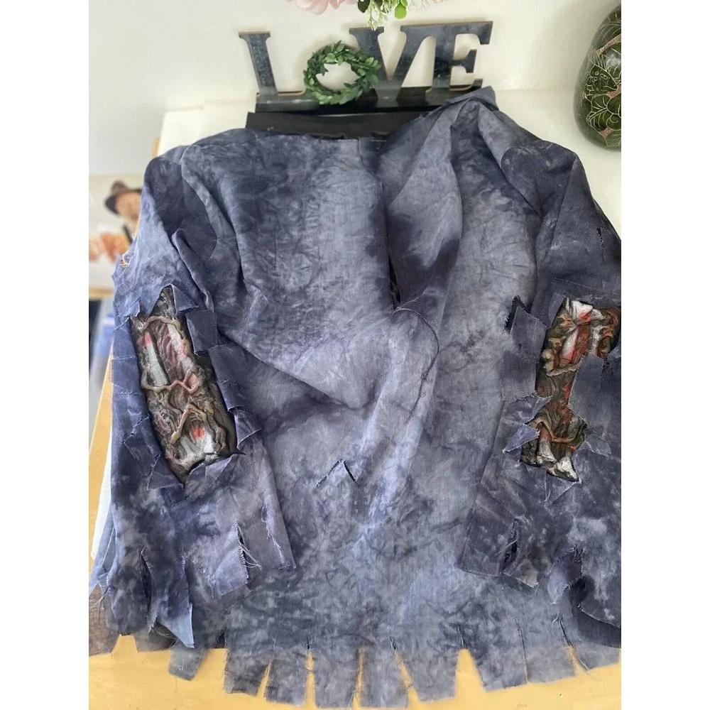 Costume Rotten‎ Walking Corpse Zombie Top Gloves Costume Kids Size M 8-10 NWOT